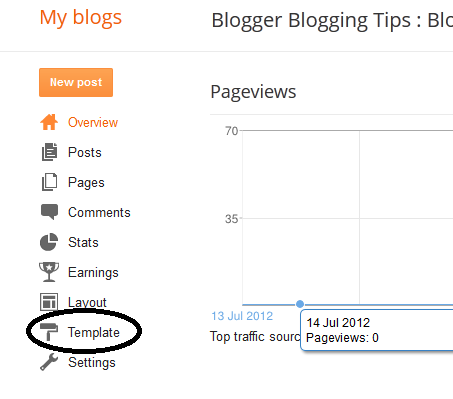 How to Change Blogger Default Template