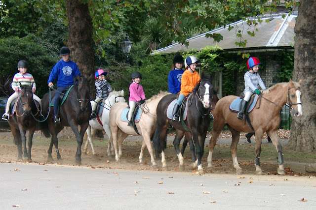 Riding lessons, Hyde Park, City of Westminster, London