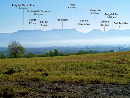 El Cabrerès vist mentre pugem cap al Turó de la Creu de Gurb