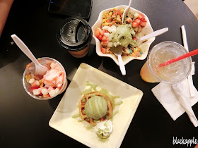 Coffee Haus_Schaumburg_bingsu_belgian waffle green tea_by black apple