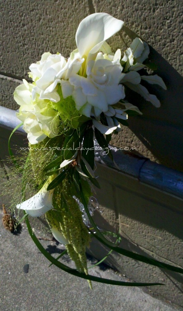 A Special Day Designs DIY Sacramento Lake Tahoe Wedding Flowers White calla