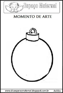 Desenho de bola de natal