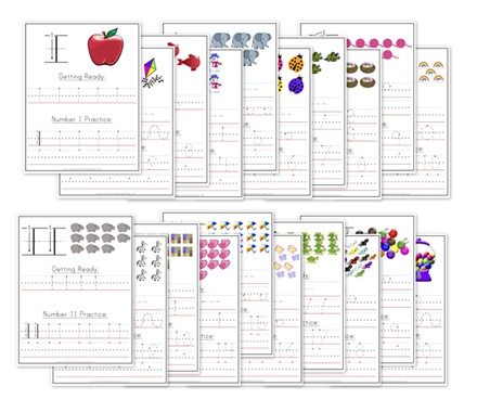 kindergarten number writing worksheets confessions of a homeschooler