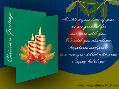 merry christmas greetings for clients
