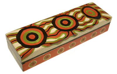 laquerware colorful pencil box