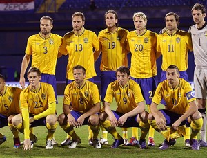 Seleção da Suécia está no Grupo D da Euro Copa 2012