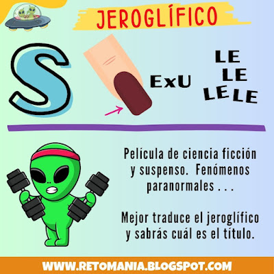 Desafío matemático, Reto matemático, Problema matemático, Pasatiempo, Acertijos, Acertijos visuales, Retos visuales, Jeroglíficos, Jeroglíficos con solución, Jeroglíficos escolares