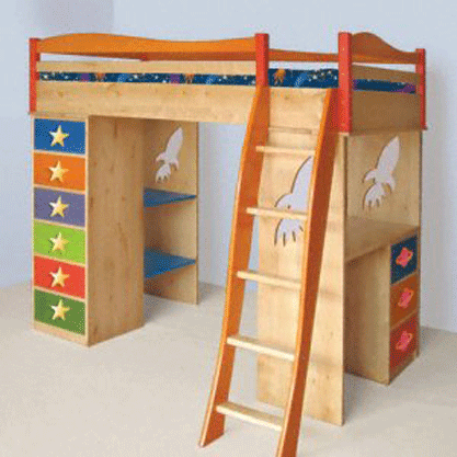 Kids Design on Loft Design Kids Loft Bed Plans With