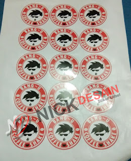 Contoh Desain Stiker label | Percetakan Tanjungbalai