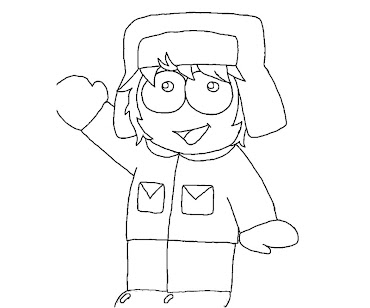 #12 Kyle Broflovski Coloring Page