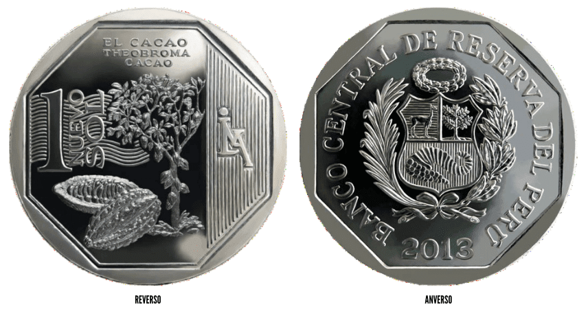 moneda del cacao, serie recursos naturales del peru