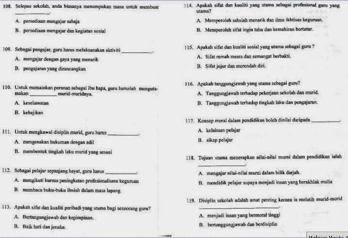 Tetamu Istimewa: Contoh Soalan INSAK untuk Ujian Kelayakan 