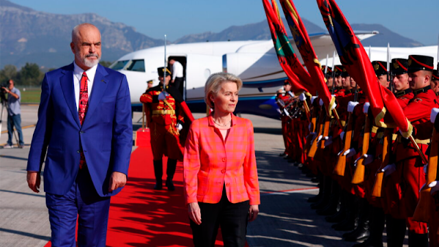 Φον ντερ Λάιεν: Η Αλβανία προχωρά στην πορεία της προς την ΕΕ
