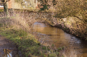 Walking near Burnham Market at Creake Abbey