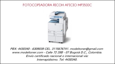 FOTOCOPIADORA RICOH AFICIO MP3500C