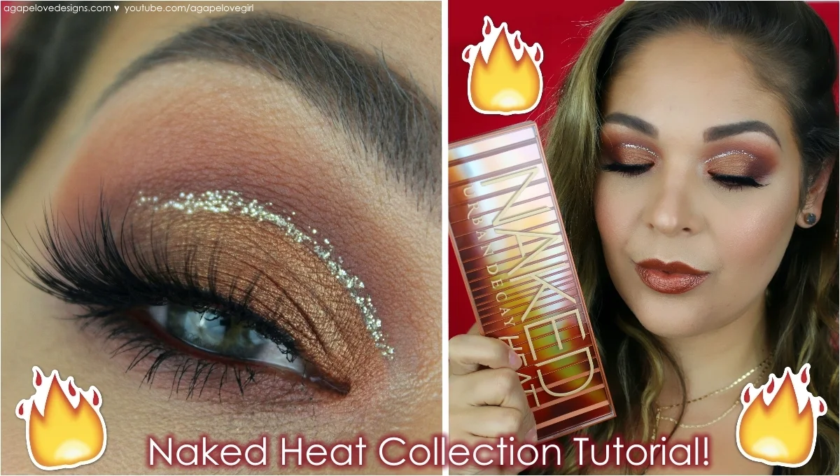 Agape Love Designs Urban Decay Naked Heat Collection Makeup Tutorial