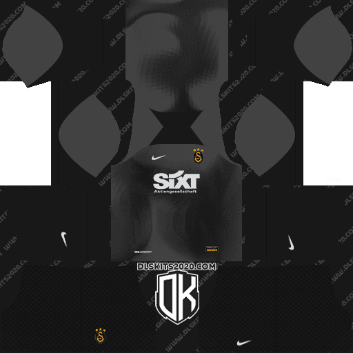 Galatasaray S.K. 2022-2023 Kit Released Nike For Dream League Soccer 2019 (Goalkeeper Third)