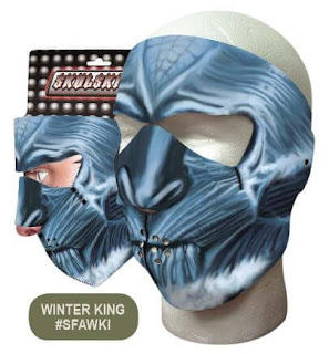 White Walker Neoprene Face Mask