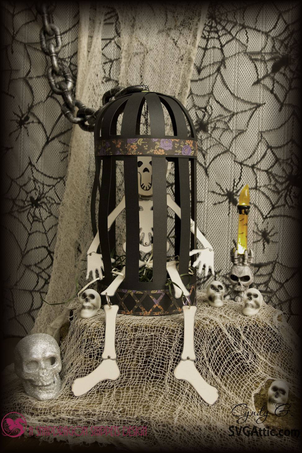 Download SVG Attic Blog: Skeleton in a Cage ~ with Cyndy G