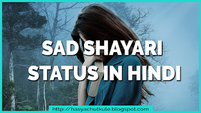 Sad Shayari Status in Hindi 