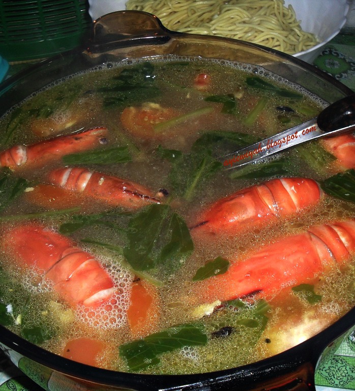 :: Seindah Bicara Sesedap Rasa ::: Mee Rebus Udang Galah 