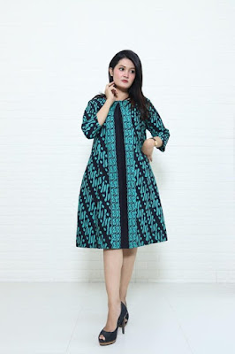 MODEL BAJU BATIK DRESS MODERN Murah 1