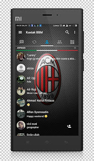 Download BBM Transparan Tema Ac Milan v3.1.0.13 APK