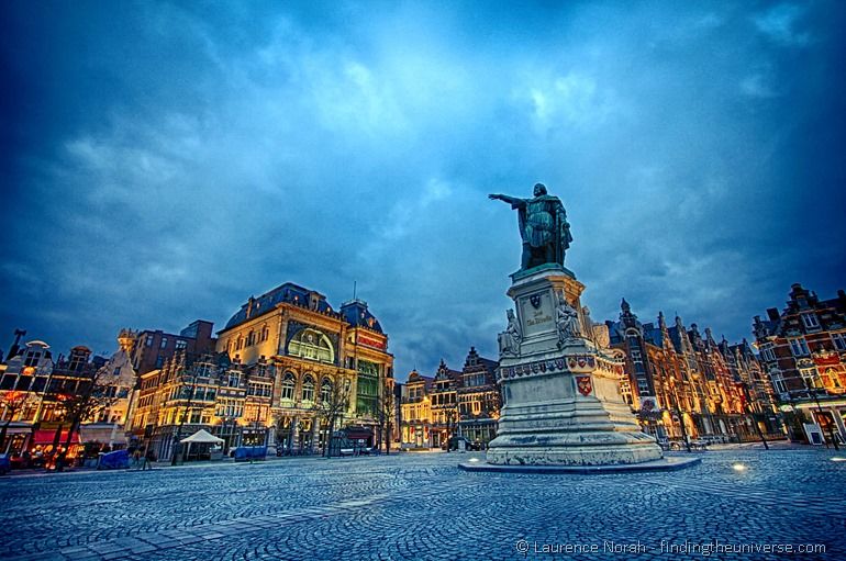 Jacob Van Artevelde Statue, Korenmarkt, Gent, Belgien