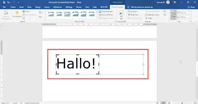 Cara Merubah Teks Menjadi Gambar di Microsoft Word