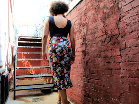 Oonaballoona | An Indie love affair: Sewing up By Hand London's Charlotte Skirt and Closet Case Files' Nettie bodysuit 