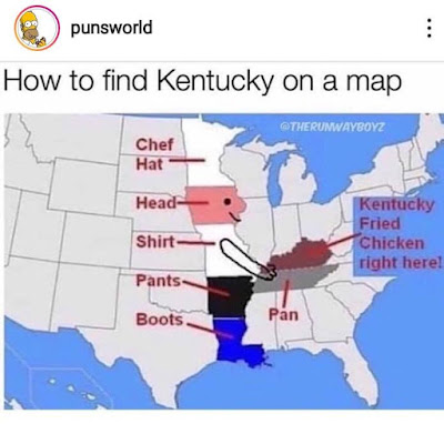 How to find Kentucky on a map