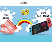 Concorso Morato Nuvolatte "Vinci la fantasia" : 56 Gift card da 30 euro e 8 Console Nintendo Switch in palio