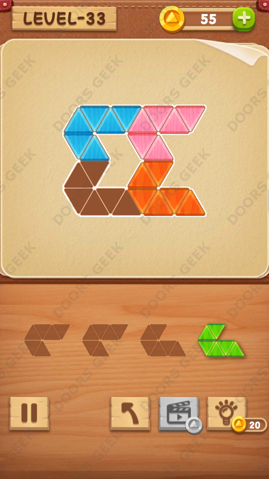 Block Puzzle Jigsaw Rookie Level 33 , Cheats, Walkthrough for Android, iPhone, iPad and iPod