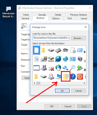 Cara Mengubah Icon Pada File *.bat atau shortcut