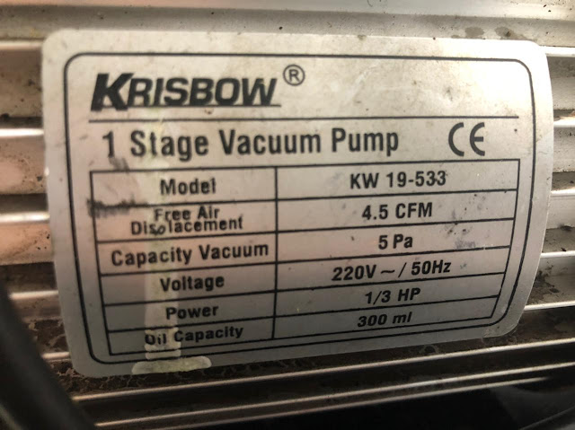 Pompa Vakum Laboratorium Merk Krisbow 1/3HP
