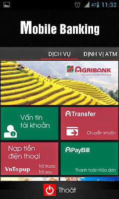 ứng dụng agribank mobile banking