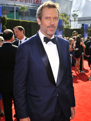 The navy blue tuxedo was even spotted at the Emmys