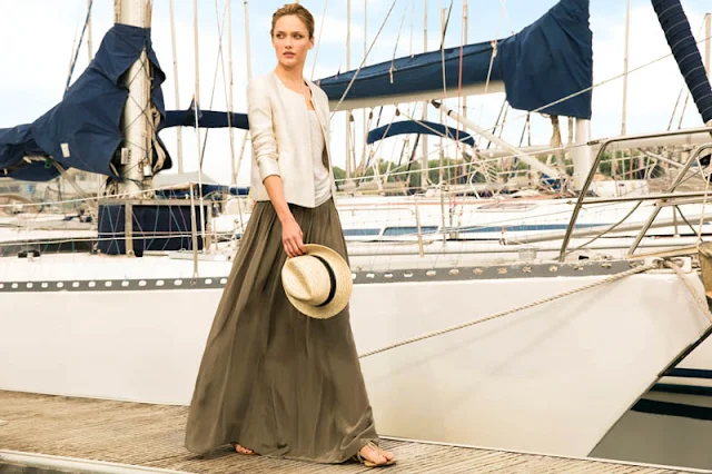 Massimo Dutti June 2013 Lookbook featuring Karmen Pedaru