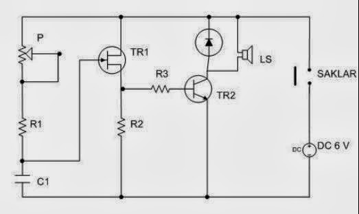 Rangkaian Alat Pengusir Nyamuk Electro Zone