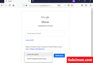 Buat akun Gmail baru