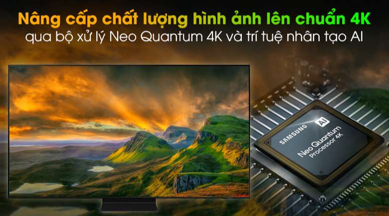 Smart Tivi Neo QLED 4K 55 inch Samsung QA55QN90A - Neo Quantum 4k và trí tuệ nhân tạo AI
