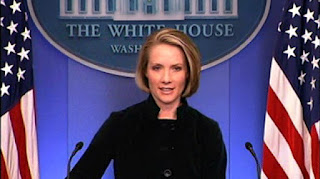 Dana M. Perino, Vidcap from White House Briefing