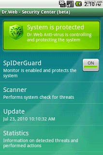 تطبيق Dr.Web لحماية هاتفك