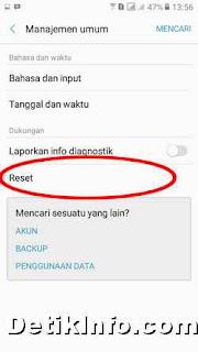 Cara reset HP Samsung Galaxy