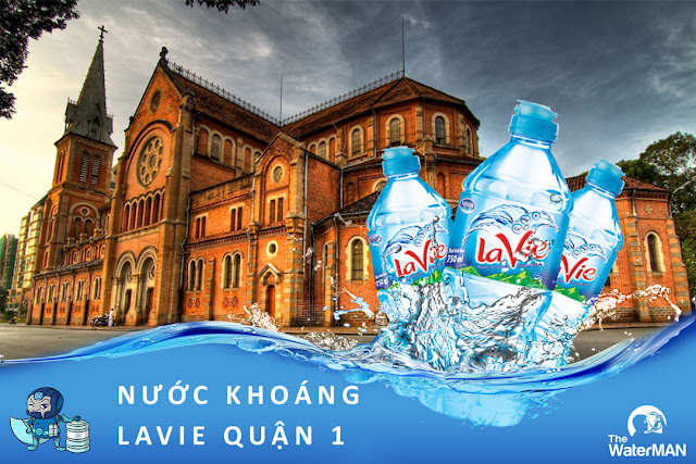 Đại lý đặt nước khoáng Lavie, Viva bình 20L, thùng đóng chai ở Quận 1