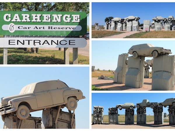 Das verrückte Carhenge und legendärer Mount Rushmore