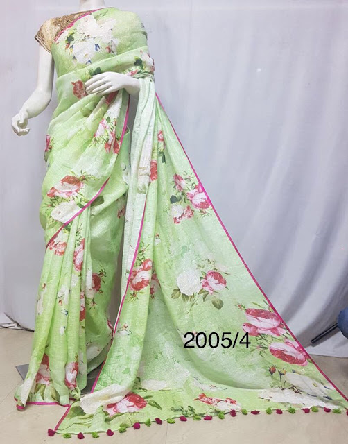 Digital Print Sarees