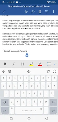 Membuat Catatan Kami di HP