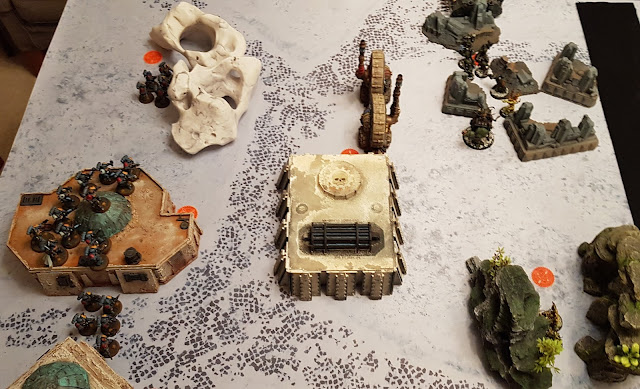 Warhammer 40k battle report - Eternal War -  Crusade - 1000 points - Space Wolves vs The Purge