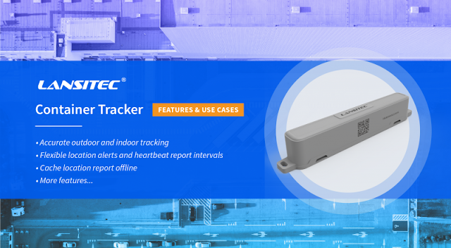 The Container Tracker is a device that integrates GNSS (GPS, Beidou, Glonass), Bluetooth and LoRa technology for accurate outdoor and indoor positioning of assets. It has an IP68 enclosure that provides protection against water and dust ingress. It has a large battery capacity that can support up to 180,000 Bluetooth tracking messages over 30,000 GPS coordinates. It supports tracking up to 100 Bluetooth beacons, and also supports UUID change to avoid interference from other devices.